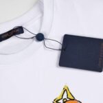T-shirt Louis Vuitton Multicolor Monogram Drip White - Image 4