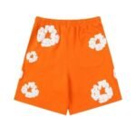 Shorts Denim Tears White Clouds Orange - Image 2