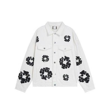 Denim Jacket Denim Tears Floral Print White