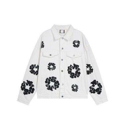IMG10413 Denim Jacket Denim Tears Floral Print White - Image 1