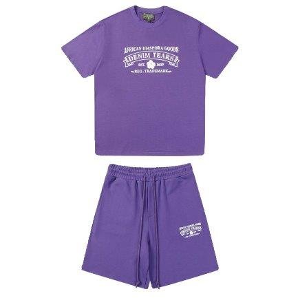 IMG10443 Set Denim Tears African Diaspora Logo Purple - Image 1