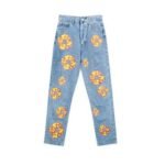 Denim Tears x Levi’s x Offset Floral Print Jeans Light Blue