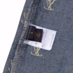 Denim Shirt Louis Vuitton LV Monogram Blue - Image 2