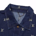 Denim Shirt Louis Vuitton LV Monogram Blue - Image 5