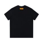 T-Shirt Louis Vuitton LV Monogram Print Black - Image 2