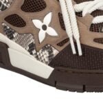 Louis Vuitton Skate Brown Snakeskin Monogram - Image 3