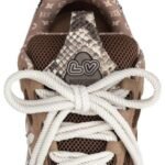 Louis Vuitton Skate Brown Snakeskin Monogram - Image 4