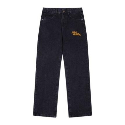 Jeans Louis Vuitton LV Dark Wash Embroidered