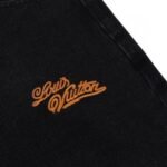 Jeans Louis Vuitton LV Dark Wash Embroidered - Image 5