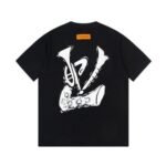 T-shirt Louis Vuitton LV Black Instrument Graphic - Image 2