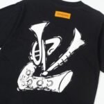 T-shirt Louis Vuitton LV Black Instrument Graphic - Image 4