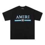 Amiri Bar Logo Black/Blue T-Shirt