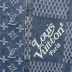 Louis Vuitton LV Blue Patchwork Denim Pants - Image 5