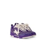 Sneakers Louis Vuitton SKATE Purple Leather Logo - Image 3
