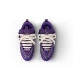 Sneakers Louis Vuitton SKATE Purple Leather Logo - Image 5