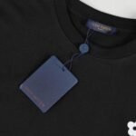 T-shirt Louis Vuitton LV Floral Black Print - Image 5
