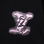 T-shirt Louis Vuitton Black Pink LV - Image 3