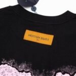 T-shirt Louis Vuitton Black Pink LV - Image 6
