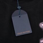 T-shirt Louis Vuitton Black Pink LV - Image 7