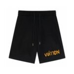 Shorts Louis Vuitton Black Yellow Logo