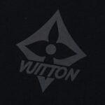 T-shirt Louis Vuitton Black Monogram Logo - Image 3