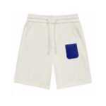 Shorts Louis Vuitton White Blue Pocket
