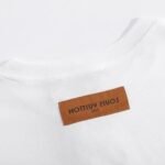 T-shirt Louis Vuitton LV White Colorful Symbols - Image 3