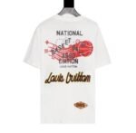 T-shirt Louis Vuitton LV White NBA Patches - Image 2