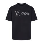 T-shirt Louis Vuitton LV Lovers Black