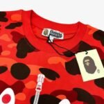 T-Shirt Bape Camo Shark Red - Image 4