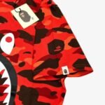 T-Shirt Bape Camo Shark Red - Image 6