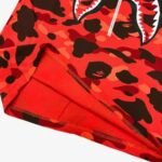 T-Shirt Bape Camo Shark Red - Image 8