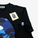 T-Shirt BAPE by Bathing Ape Black/Blue - Image 2
