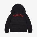 Jacket Puffer Trapstar Irongate Hooded Black/Red