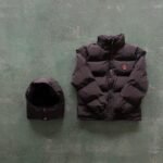 Jacket Puffer Trapstar Irongate Hooded Black/Red - Image 5