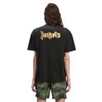 T-shirt Palm Angels Logo Print Black - Image 4