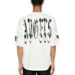 T-shirt Palm Angels Oversized with White Logo Print - Image 5