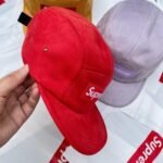 Cap Supreme Suede Camp Red - Image 3