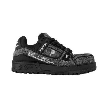 Louis Vuitton Black Crystal ‘LV Trainer Maxi’
