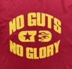 T-shirt Hellstar No Guts No Glory Red - Image 4