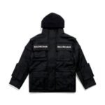 Jacket Balenciaga Oversized Parka In Technical