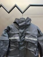Jacket Balenciaga Oversized Parka In Technical - Image 4
