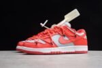 Nike Dunk Low Off-White University Red - Image 2