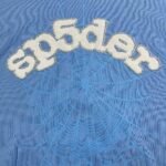 Hoodie Sp5der Web Sky Blue - Image 5