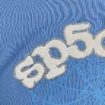 Hoodie Sp5der Web Sky Blue - Image 6