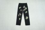 Jeans Chrome Hearts Green & Leopard Cross - Image 2