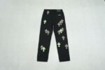 Jeans Chrome Hearts Green & Leopard Cross - Image 3