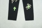 Jeans Chrome Hearts Green & Leopard Cross - Image 5