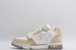 Louis Vuitton Trainer Beige White - Image 8