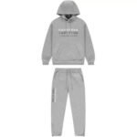 Set Trapstar Chenille Decoded 2.0 Hoodie Grey/Ice Blue